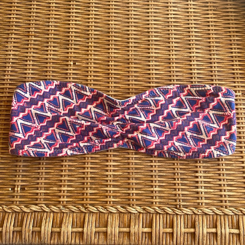 Patterned Bandeau Top